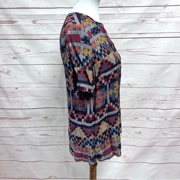 NWT Pendleton Southwestern Print Stella Blouse - Picture 8 of 10